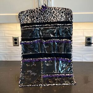 New Leopard Print Hanging Toilet Tree Organizer-NWT